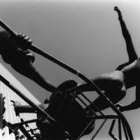 George Wallace - The Balancing Act, 1980, bronze, Halton County Courthouse, Ontario