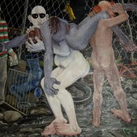 George Wallace - The Iliad, c.2005, oil painting on canvas