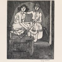 George_Wallace - Sunlit Morning, plate #4, 1995, etching