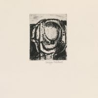 George Wallace - St. Austell Remembered Plate #1, 1972, soft ground etching