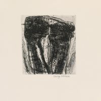 George Wallace - St. Austell Remembered Plate #4, 1972 with additions in 1997, hardground etching