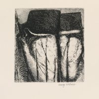 George Wallace - St. Austell Remembered Plate #6, 1972, hardground etching with extensive re-etching in 1997