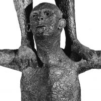 George Wallace - The Apple Pickers (Adam and Eve), 1974, welded steel