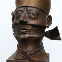 George Wallace - Bronze Head 4, "The Priest"