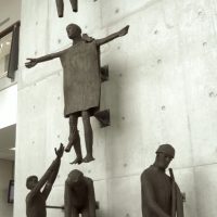 George Wallace - Educational Experiment, 1969, welded corten steel