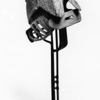 George Wallace - Helmeted Head, 1960, welded steel