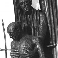 George Wallace - Memorial to the Victims of the Holocaust, 1966, welded steel, Jewish Community Centre, Hamilton