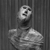 George Wallace - Lazarus - detail, 1960, welded steel