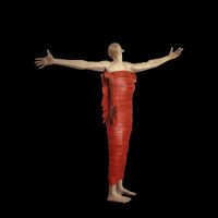 George Wallace -Lazarus Risen from the Dead, 1983, welded steel, painted