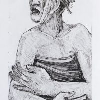 George Wallace - Lazarus, 1991, monotype