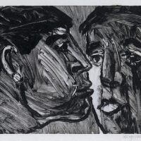 George Wallace - Judas III, 1988, monotype