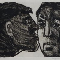 George Wallace - Judas IV, 1988, monotype