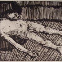 George Wallace - Pieta, 1988, monotype