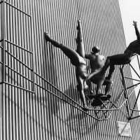 George Wallace - The Balancing Act, 1980, bronze, Halton County Courthouse, Ontario