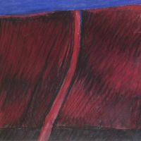 George Wallace - Abstract Landscape #15, pastel