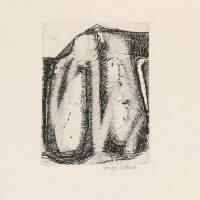 George Wallace - St. Austell Remembered Plate #5, 1972, etching & sandpaper aquatint with extensive re-etching in 1997