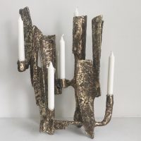 George Wallace - Margaret's Candelabra, c.1970, welded steel, nickel brazed