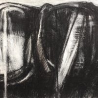 George Wallace - Twin Forms, charcoal #11