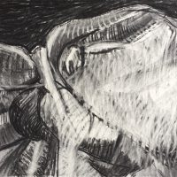 George Wallace - Pit Forms, charcoal #14