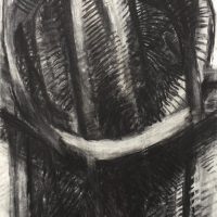 George Wallace - Large Circular Pit, charcoal #16