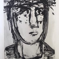 George Wallace - Christ, 1956, monotype