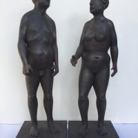 George Wallace - A Man and a Woman, bronze, cast posthumously