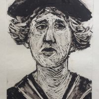 George Wallace - Academic III, 1989, monotype