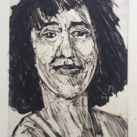George Wallace - Smiling Woman, 1989, monotype