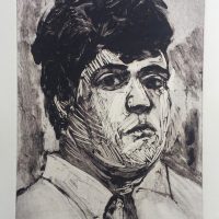 George Wallace - Fat Man, 1989, monotype