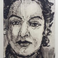 George Wallace - Woman, 1989, monotype