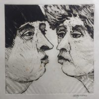 George Wallace - Whispering III, 1991, monotype