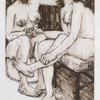 George Wallace - Sunlit Window II, 1991, monotype