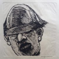 George Wallace - Disappearing II, 1991, monotype