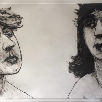 George Wallace - Brief Encounter II, 1992, monotype