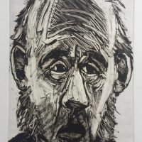 George Wallace - Melancholy Man, 1993, monotype