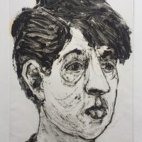 George Wallace - Young Woman, 1993, monotype