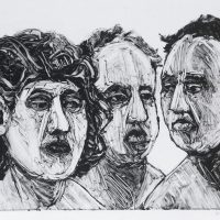 George Wallace - Trio #2, 1995, monotype