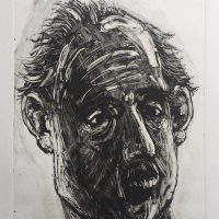 George Wallace - Windblown, 1996, monotype