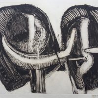 George Wallace - Joined Forms I, 1988, monotype