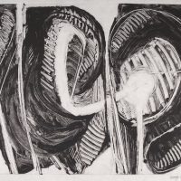 George Wallace - Joined Forms VI, 1988, monotype