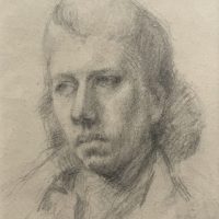 George Wallace - Model, 1947, pencil