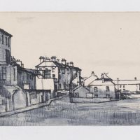 George Wallace - Bray, 1948, pencil & ink