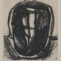 George Wallace - Shadowed Pit - etching - 1992