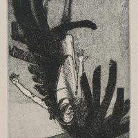 George Wallace - The Fall of Icarus - etching and aquatint - 1995