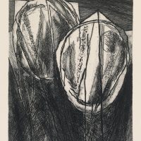 George Wallace - Interlocking Pits - etching 1997