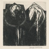 George Wallace - Shadowed Pits - etching 1997