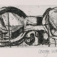 George Wallace - Joined Forms - etching & sandpaper aquatint - 1967