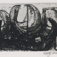 George Wallace - Pit Workings - soft & hard ground etching - 1972