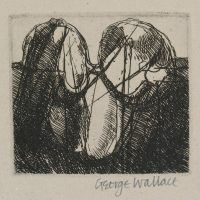 George Wallace - Clay Pit #1 - etching - 1986