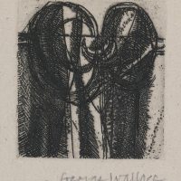 George Wallace - Clay Pit #3 - etching - 1986